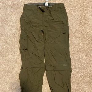 REI boys olive green pants/shorts